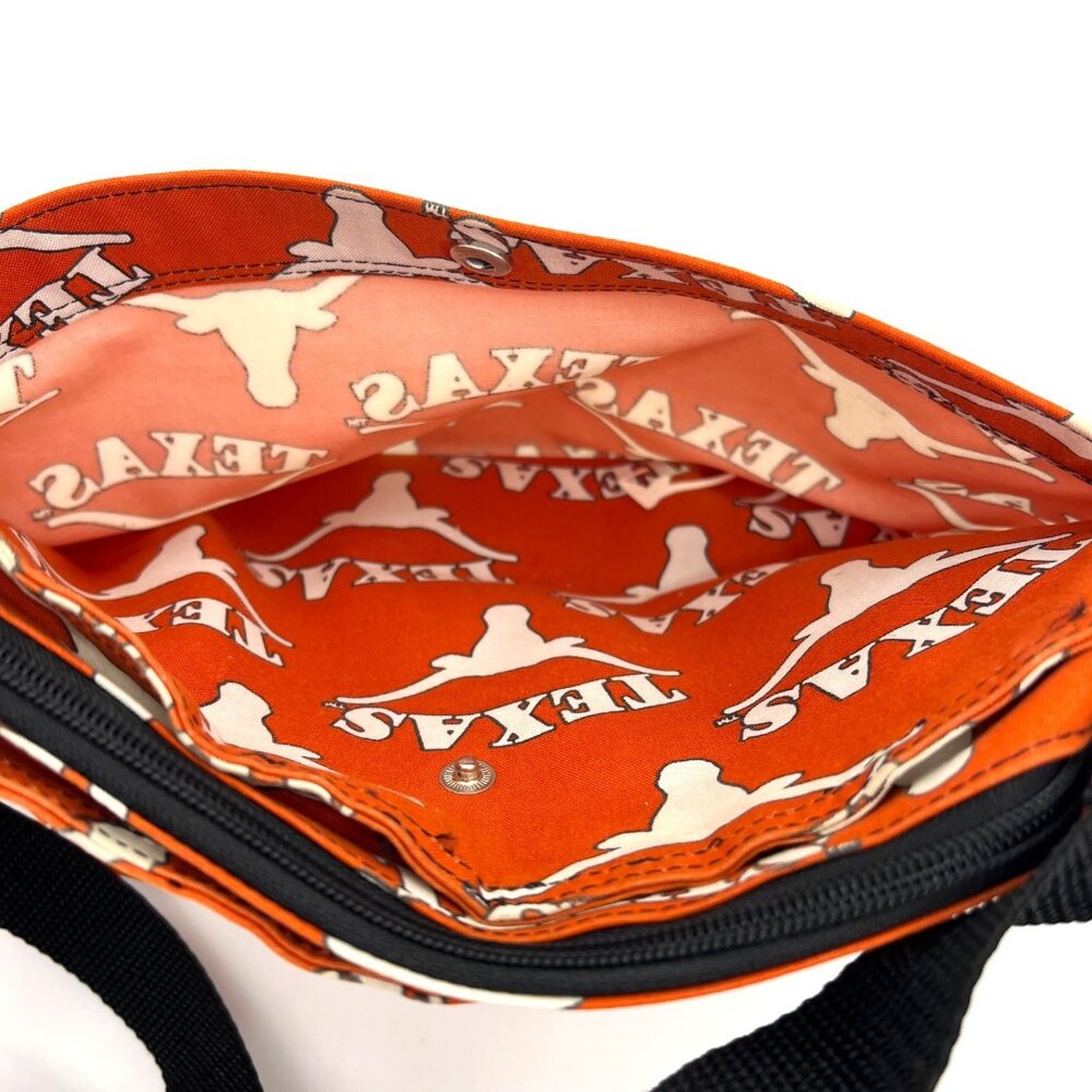 University of Texas Longhorns UT Orange Crossbody Bag Purse By Broad Bay - Picture 6 of 15
